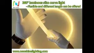 New Shine Lighting 360° luminous slim curve light