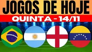 JOGOS DE HOJE | BRASILEIRÃO 2024 I QUINTA-FEIRA 14/11/2024 | JOGOS DE HOJE