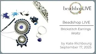 Beadshop LIVE: Brick Stitch Earrings
