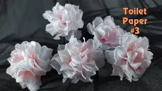 Toilet Paper Flowers #3 || How To Make Flowers From Toilet Paper | Qq. Handmade