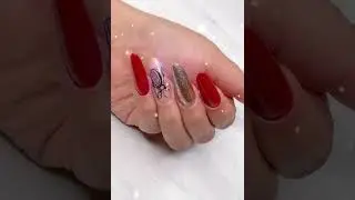 Diseño navideño 🥰 #uñas #acrilicnails #uñas2023 #nailart #foryou