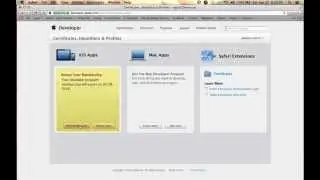 Creating iOS certificates