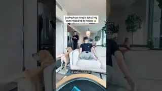 Mannequin prank on my husband 😂 #shorts