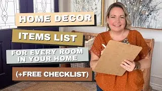 Home Decor Items List for Every Room (+ Free Checklist)