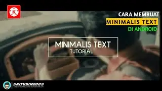 CARA MEMBUAT TEKS MINIMALIS DI ANDROID