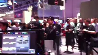 Gamescom 2011 Dota2 Teammeeting vor Match