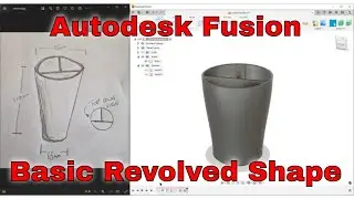 Conical Cup Holder Replacement in Autodesk Fusion (1 Sketch, 1 Feature Workflow)