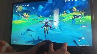 playing genshin impact with ps4 controller