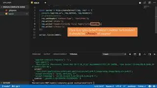 Sending a response of request in NodeJS || Javascriptframework