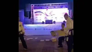 Показательные выступления сборной