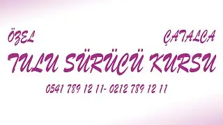 ÖZEL ÇATALCA TULU SÜRÜCÜ KURSU | B SINIFI DİREKSİYON SINAVI 1 NOLU GÜZERGAH PARKURU