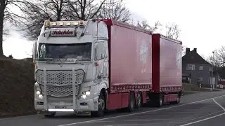 Autohof Berg & on the Road with Scania V8 sound & more, no Music Edition