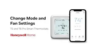 Change Mode and Fan Settings – T5 and T6 Pro Smart