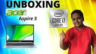 ACER ASPIRE 5 INTEL CORE I7 LAP 10TH GEN / UNBOXING. (Hightech solver)
