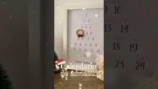 Calendario Navideño Adviento DIY 