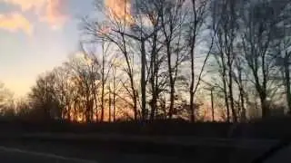 most beautiful sunset slowmo with my chrysler crossfire - iPhone 5S