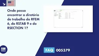 [EN] FAQ 005379 | Onde posso encontrar o diretório de trabalho do RFEM 6, do RSTAB 9 e do RSECTIO...