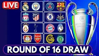 🔴 UEFA CHAMPIONS LEAGUE DRAW 2025/26 REACTION | Round of 16, Quarter-Finals & Semi-Finals