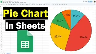 How To Create A Pie Chart In Google Sheets (With Percentages!)