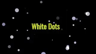 White dots particle overlay free stock footage black screen dots effect