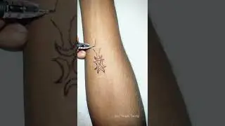 simple art in hand#tattoos #short#art#tattoodesigns