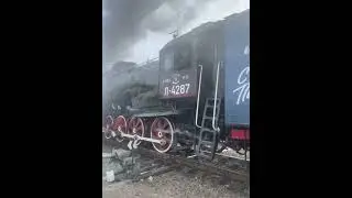 Паровоз Л 4287 поехал домой