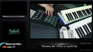 "Whammy Bar" Effect on a Synth Pad
