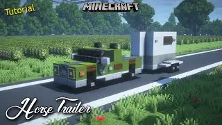 Minecraft: Horse Trailer | Tutorial