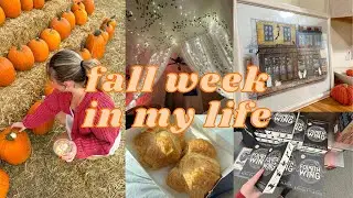 fall vlog: pumpkin patch, crumbl, thrifting, book shopping