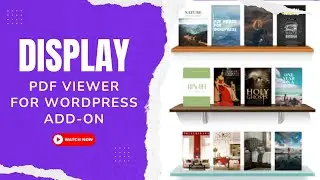 Display PDF Viewer For WordPress Add-on | Bookshelf WordPress Plugin | 