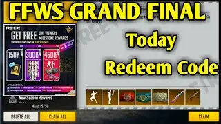 ffws grand final redeem code | ff redeem code today | 