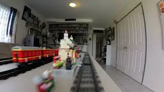 Lego Trains on mostly 3D printed track