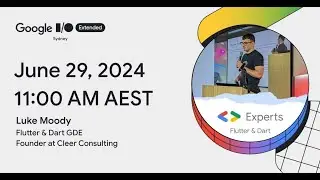 Fullstack Development with flutter - Luke Moody (GDE Flutter)