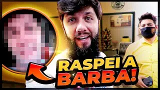 RASPEI A MINHA BARBA! ficou horrível 🤪