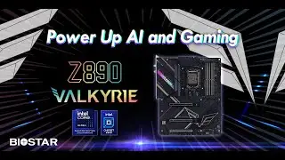 BIOSTAR Z890 VALKYRIE powers up AI and gaming