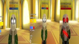 Toxin Sans All Phases Showcase! [Sans multiverse simulator] [Roblox]