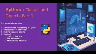 Lecture 29:Module5| Classes & Objects in Python-Part 1| BPCLK105B|BPCLK205B