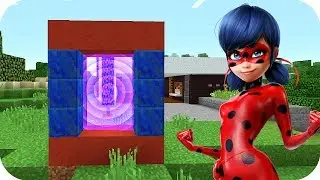 🐷 COMO HACER PORTAL A DIMENSION LADYBUG - MINECRAFT AENH