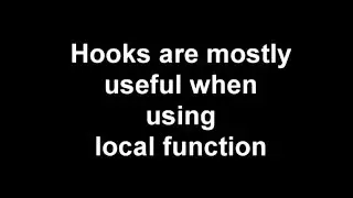 GLua Coding - Hooks