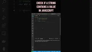 Check if a string contains a value in JavaScript - Tutorial for beginners 2022