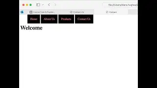 Creating and styling links using html and css