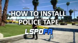 How to install Police Tape plugin into LSPDFR 2022 | GTA 5 MODS