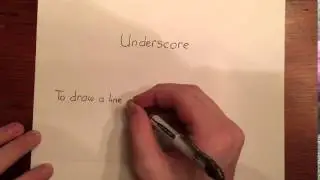 Underscore