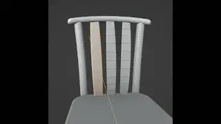 MALL MODELING - Chairs and table (blender)