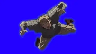 Leaping Laios in Dungeon Meshi - Green Screen