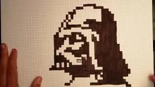 Dessin Dark Vador ( PIXEL ART )