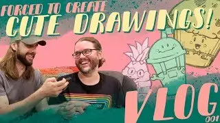 Forced to Create Cute Drawings of Food Art | Vlog 001