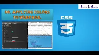 Applying colors to WebPage | color notations | vs code editor color picker | shorthand notations