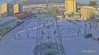 Усть-Кут, установка новой Елки.