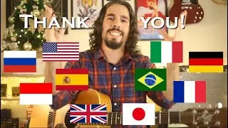 50k Subscribers! Thank you (9 languages) + Guitar SECRET Revealed (Stairway to Heaven)